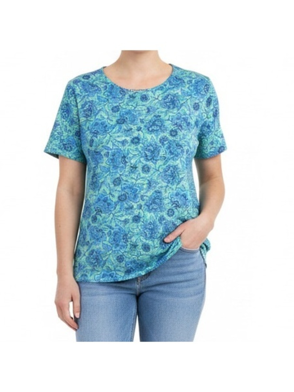 J. Jill Fit Progress Shirttail TeeMy